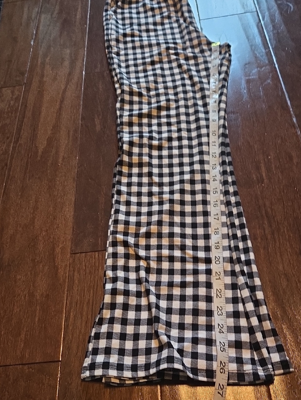 Forever 21 Gingham Check Flare Leg Pants - Picture 10 of 10